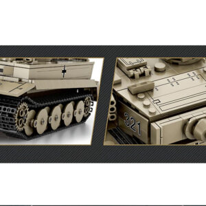 Konstruktorius tankas TIGER I World of Tanks 1140 det. 1:28 ZA5807 - Image 8