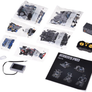 5-in-1 nuotoliniu būdu valdomas konstravimo rinkinys – sukonstruokite ROBOTUS ir atgaivinkite juos! RC0742 - Image 2
