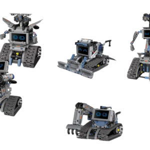 5-in-1 nuotoliniu būdu valdomas konstravimo rinkinys – sukonstruokite ROBOTUS ir atgaivinkite juos! RC0742 - Image 3