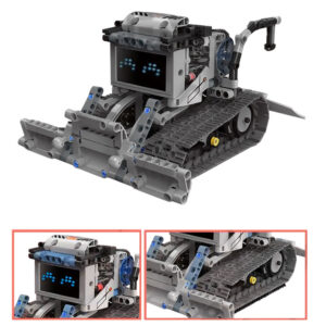 5-in-1 nuotoliniu būdu valdomas konstravimo rinkinys – sukonstruokite ROBOTUS ir atgaivinkite juos! RC0742 - Image 6