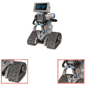 5-in-1 nuotoliniu būdu valdomas konstravimo rinkinys – sukonstruokite ROBOTUS ir atgaivinkite juos! RC0742 - Image 7