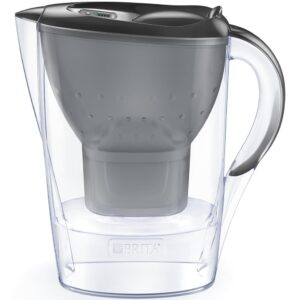 Brita Marella + 3 Maxtra Pro Pure Performance Ąsočio vandens filtras 2,4 L Permatomas, Pilka
