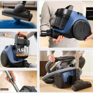 Bosch Serie 2 BGC05LBU2 dulkių siurblys 1,5 L Cilindrinis dulkių siurblys Sausa 700 W Bemaišis - Image 2