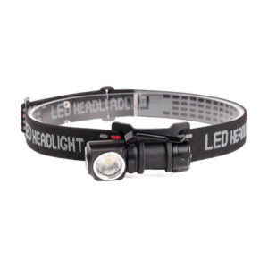PNI Adventure F75 priekinis žibintuvėlis su 6W, 600 lm LED, aliuminis, su baterija ir USB magnetiniu įkrovikliu