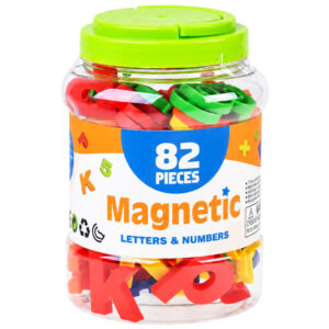 Magnetinės raidės ir skaičiai šaldytuvui – lavinamasis rinkinys, 82 vnt. TA0116 - Image 7