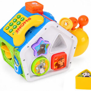 Edukacinis kubas Dancing SNAIL HOUSE – muzika, šviesa, rūšiuoklė ZA6195 - Image 3