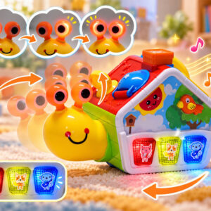 Edukacinis kubas Dancing SNAIL HOUSE – muzika, šviesa, rūšiuoklė ZA6195 - Image 8