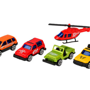 4 lygių automobilių stovėjimo aikštelė su keltuvu, plovykla, žaisliniais automobiliais, sraigtasparniu ir rampomis ZA6198 - Image 4