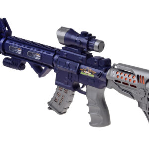 M416 žaislinis šautuvas su šviesomis, garsais ir vibracija ZA6214 - Image 4