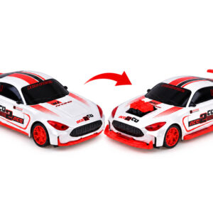 Nuotoliniu būdu valdomas RC automobilis 1:16 transformuojamas su šviesomis 15 km/h RC0757 - Image 6