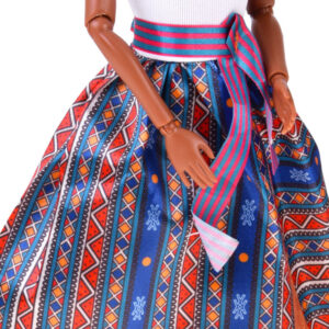 Lėlė Anlily spalvingu afrikietiškos Kwanzaa šventės stiliumi ZA6222 - Image 8