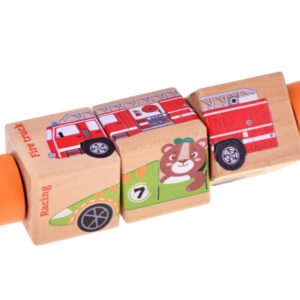 Besisukantis medinis dėlionės žaidimas 4 TRANSPORTO PRIEMONĖS paveikslėliams surinkti ZA6241 - Image 6