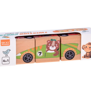 Besisukantis medinis dėlionės žaidimas 4 TRANSPORTO PRIEMONĖS paveikslėliams surinkti ZA6241 - Image 7