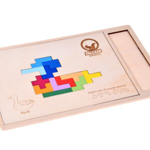Medinis dėlionės žaidimas TETRIS 6 gyvūnai + pikselių kaladėlės ZA6244 - Image 3