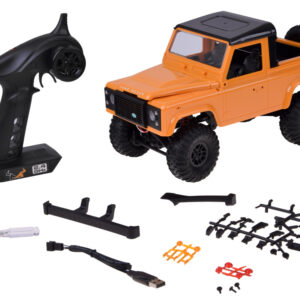 Nuotoliniu būdu valdomas automobilis 2in1 LAND ROVER Defender 90 4x4 mastelis 1:12 RC0760 - Image 2