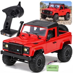 Nuotoliniu būdu valdomas automobilis 2in1 LAND ROVER Defender 90 4x4 mastelis 1:12 RC0760