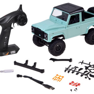 Nuotoliniu būdu valdomas automobilis 2in1 LAND ROVER Defender 90 4x4 mastelis 1:12 RC0760 - Image 2