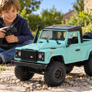 Nuotoliniu būdu valdomas automobilis 2in1 LAND ROVER Defender 90 4x4 mastelis 1:12 RC0760 - Image 5