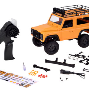 Nuotoliniu būdu valdomas automobilis 2in1 LAND ROVER Defender 90 4x4, mastelis 1:12 RC0761 - Image 2
