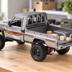 Toyota Land Cruiser pikapas 4×4 nuotoliniu būdu valdomas automobilis 1:12 mastelio RC0764 - Image 8