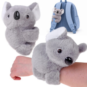Pliušinė gyvūno apyrankė, pilka KOALA – minkšta, lanksti ZA6260