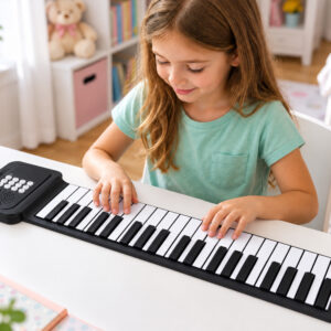 Elektroninis kilimėlis-pianinas vaikams su 37 klavišais IN0188 - Image 4