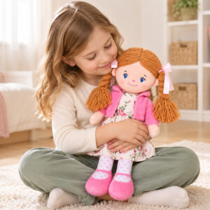 Didelė medžiaginė lėlė HANIA, tekstilinė lėlė, 40 cm, ZA6279 - Image 3
