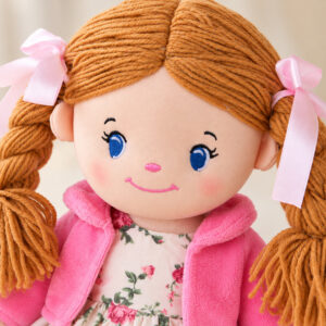 Didelė medžiaginė lėlė HANIA, tekstilinė lėlė, 40 cm, ZA6279 - Image 8