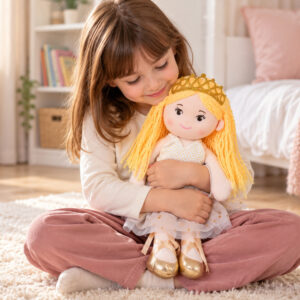Medžiaginė lėlė balerina LILA 40cm tekstilinė lėlė ZA6280 - Image 5