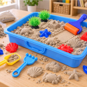 „Sandbox“ 2 viename dinaminis smėlis, formelės ir dėžutė, 18 dalių ZA6293 - Image 7