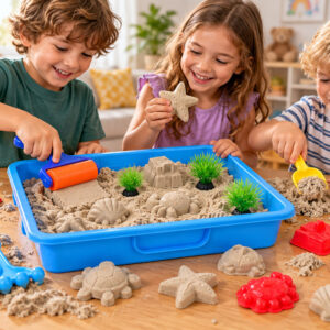 „Sandbox“ 2 viename dinaminis smėlis, formelės ir dėžutė, 18 dalių ZA6293 - Image 8