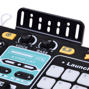 DJ valdiklis MIXER Šviečianti konsolė vaikams + mikrofonas ZA6303 - Image 8