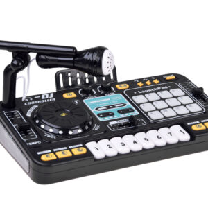 DJ valdiklis MIXER Šviečianti konsolė vaikams + mikrofonas ZA6303 - Image 4