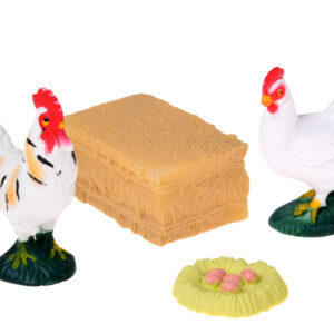 FARM ANIMALS SERIES Ūkininko ir paukščių rinkinys – višta, gaidys, žąsis ZA6404 B - Image 6