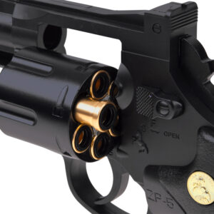 Žaislinis pistoletas REVOLVER – metalinis, automatinis, su keičiamais elementais ZA6410 - Image 5