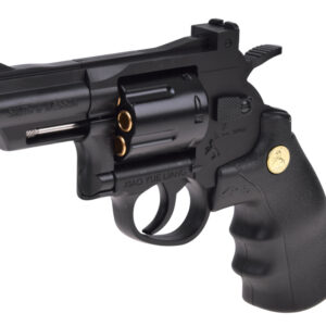 Žaislinis pistoletas REVOLVER – metalinis, automatinis, su keičiamais elementais ZA6410 - Image 3