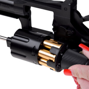 Žaislinis pistoletas REVOLVER – metalinis, automatinis, su keičiamais elementais ZA6410 - Image 7