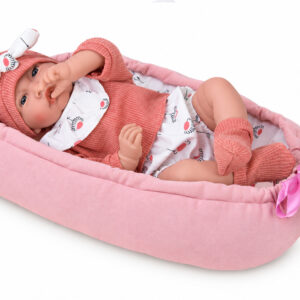BOBAS minkšta guminė lėlė – 12 garso funkcijų 45cm + nešynė ZA6436 - Image 2