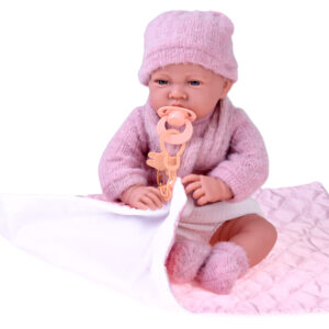 BOBAS minkšta guminė lėlė, kalbanti - 12 garso funkcijų 45cm ZA6437 - Image 8
