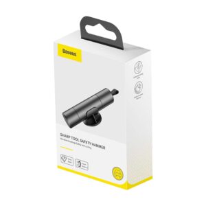 Baseus 2-in-1 stiklo daužiklis ir saugos diržų pjaustytuvas, pilkas - Image 7
