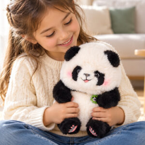 Pliušinė PANDA – minkštas žaislas 28 cm ZA6545 - Image 6