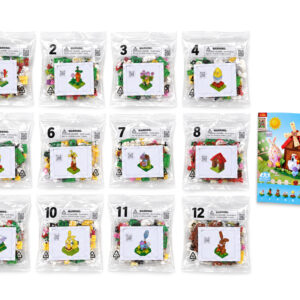 EASTER FARM 12-in-1 konstravimo kaladėlės, sujunkite jas! 665 vnt. ZA6551 - Image 3