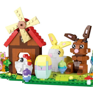 EASTER FARM 12-in-1 konstravimo kaladėlės, sujunkite jas! 665 vnt. ZA6551 - Image 2