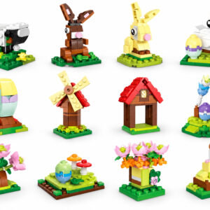 EASTER FARM 12-in-1 konstravimo kaladėlės, sujunkite jas! 665 vnt. ZA6551 - Image 6
