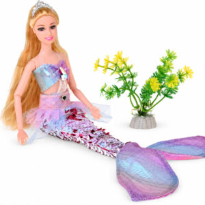 2-in-1 lėlių rinkinys: BUTTERFLY MERMAID lėlė su priedais ZA6558 - Image 3