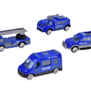 Policijos lėktuvas su garažu, kranu ir 4 žaisliniais automobiliais, šviesos ir garsai ZA6561 - Image 3