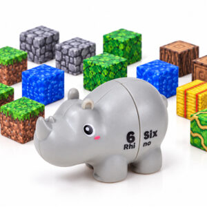 Magnetinės kaladėlės RHINO konstravimo kubeliai ir pikseliai 47vnt. ZA6605 - Image 5