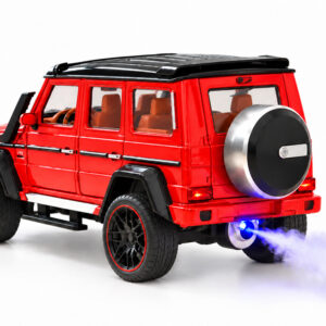 Nuotoliniu būdu valdomas metalinis Brabus G800 automobilis su atsidarančiomis durelėmis ir LED žibintais RC0771 - Image 5