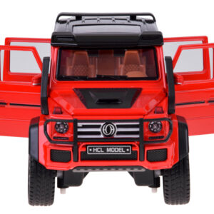 Nuotoliniu būdu valdomas metalinis Brabus G800 automobilis su atsidarančiomis durelėmis ir LED žibintais RC0771 - Image 6