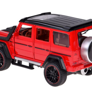 Nuotoliniu būdu valdomas metalinis Brabus G800 automobilis su atsidarančiomis durelėmis ir LED žibintais RC0771 - Image 8